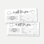 Custom Gift Certificate Template