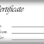 Custom Gift Certificate Template