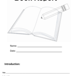 4Th Grade Book Report Template