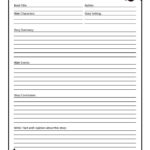 4Th Grade Book Report Template