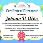 Attendance Certificate Template Word