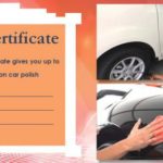 Automotive Gift Certificate Template