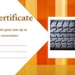 Automotive Gift Certificate Template