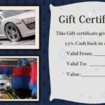 Automotive Gift Certificate Template