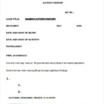 Autopsy Report Template