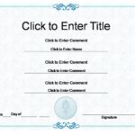 Award Certificate Template Powerpoint