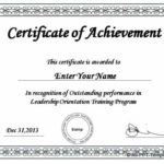 Award Certificate Template Powerpoint