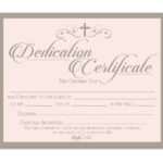 Baby Christening Certificate Template