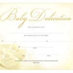 Baby Christening Certificate Template