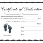 Baby Christening Certificate Template