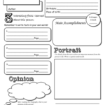 Biography Book Report Template