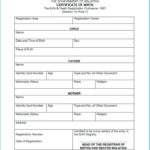 Birth Certificate Translation Template Uscis