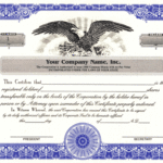 Blank Share Certificate Template Free