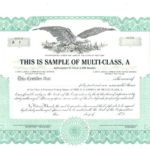 Blank Share Certificate Template Free
