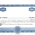 Blank Share Certificate Template Free
