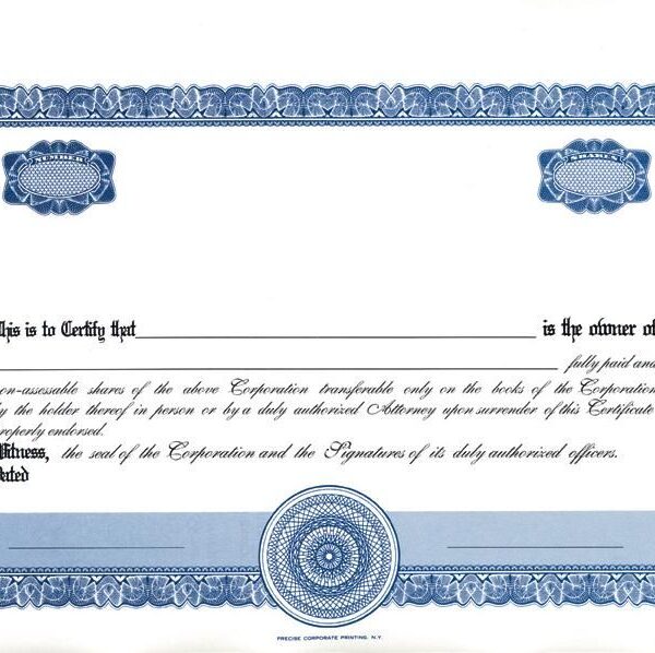 Blank Share Certificate Template Free (1) TEMPLATES EXAMPLE Blank Share Certificate Template Free (1) TEMPLATES EXAMPLE