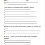 Book Report Template 5Th Grade