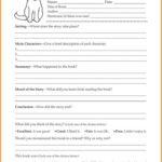 Book Report Template 5Th Grade