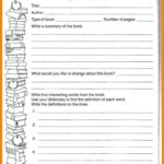 Book Report Template 5Th Grade