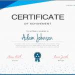 Certificate Of Acceptance Template