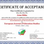 Certificate Of Acceptance Template