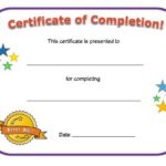 Certificate Of Achievement Template For Kids