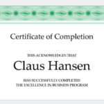 Certificate Of Completion Free Template Word