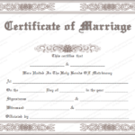 Certificate Of License Template