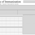 Certificate Of Vaccination Template