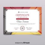 Certification Of Participation Free Template