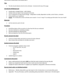 Chemistry Lab Report Template