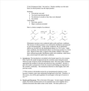Chemistry Lab Report Template (4) - TEMPLATES EXAMPLE | TEMPLATES EXAMPLE