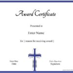 Christian Certificate Template