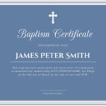 Christian Certificate Template