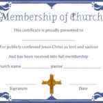 Christian Certificate Template