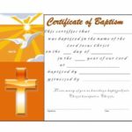 Christian Certificate Template