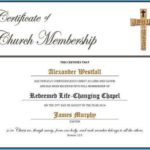 Christian Certificate Template