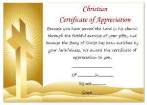 Christian Certificate Template (18) - TEMPLATES EXAMPLE | TEMPLATES EXAMPLE