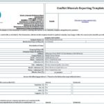 Conflict Minerals Reporting Template
