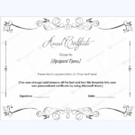 Congratulations Certificate Word Template