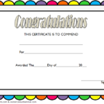 Congratulations Certificate Word Template