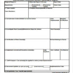 Corrective Action Report Template