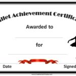 Dance Certificate Template