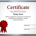 Employee Recognition Certificates Templates Free