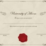 Fake Diploma Certificate Template