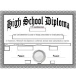 Fake Diploma Certificate Template