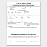 Fake Medical Certificate Template Download