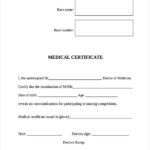 Fit To Fly Certificate Template