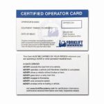 Forklift Certification Template