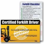 Forklift Certification Template